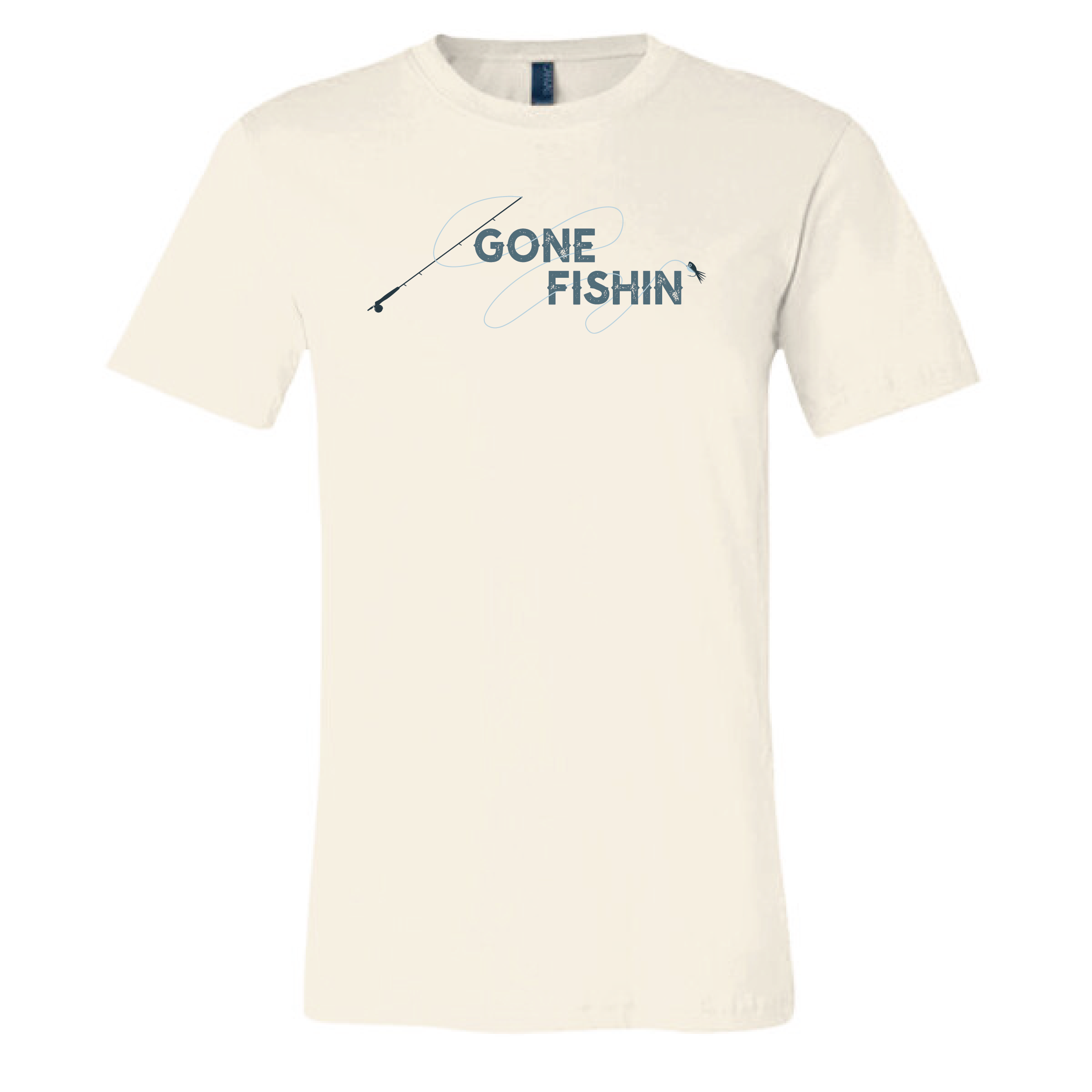Gone Fishing (White) T-Shirt