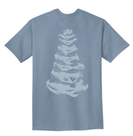 Stone Cairn (Blue) T-Shirt