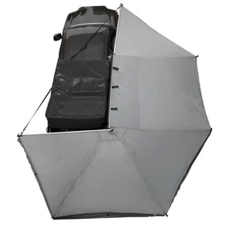 HD Nomadic 270 Degree Awning - Dark Gray Awning with Black Cover