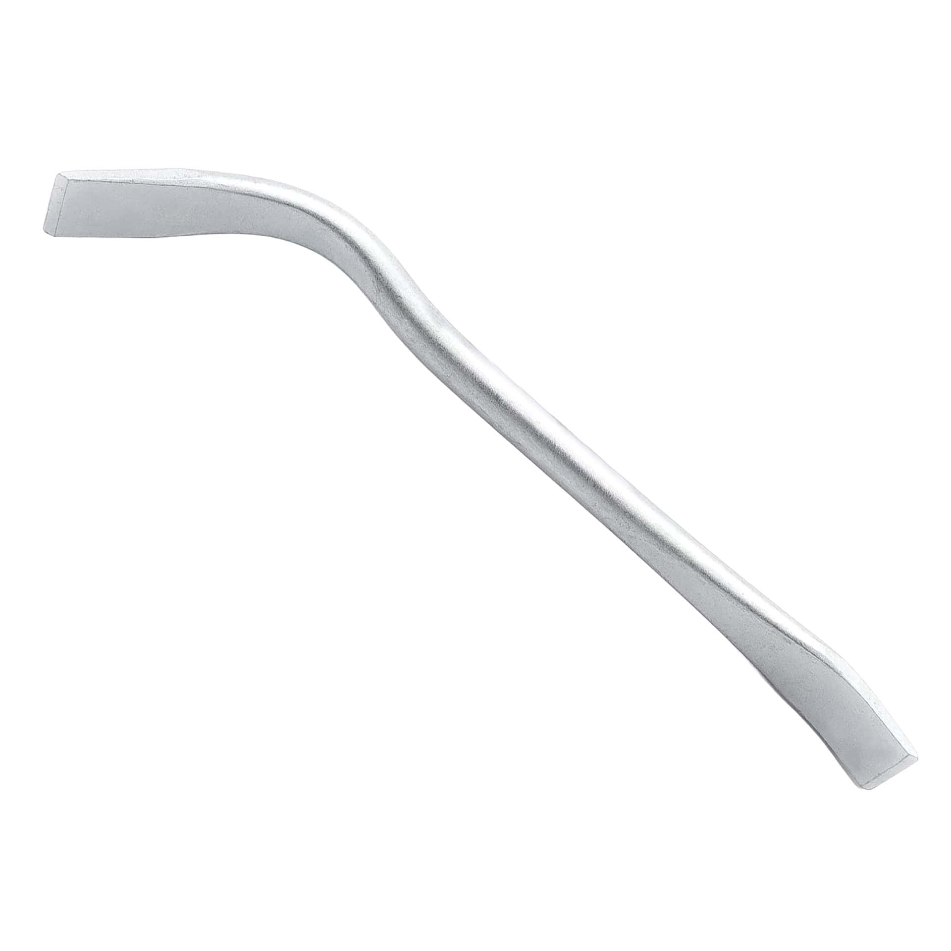 Drum brake adjusting tool compact hand tool for brake star wheel and mini pry bar leverage.