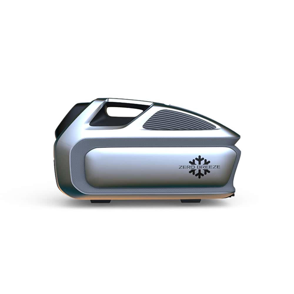 Side profile of ZERO BREEZE Mark 3 portable air conditioner